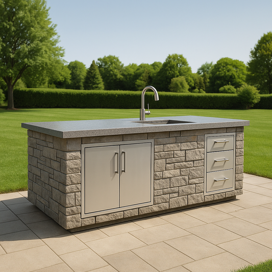 Modular Outdoor Kitchen Island